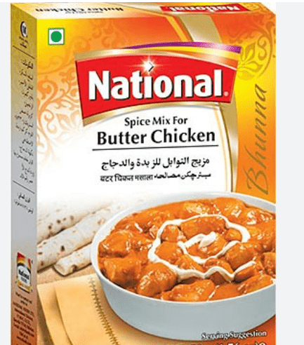 NATIONAL BUTTER CHICKEN MASALA - 100G - NATIONAL