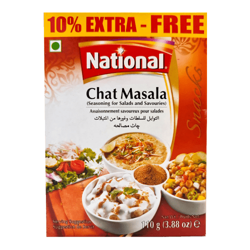 NATIONAL CHAAT MASALA - 100G - NATIONAL