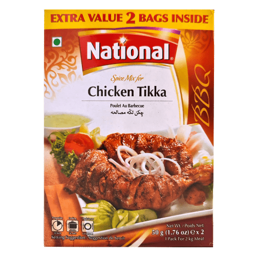 NATIONAL CHICKEN TIKKA SPICE MIX - 100G - NATIONAL