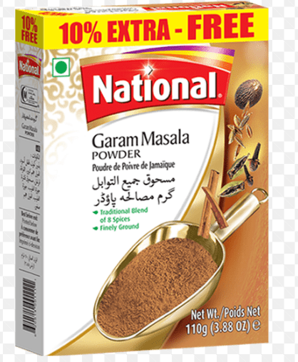 NATIONAL GARAM MASALA - 100G - NATIONAL