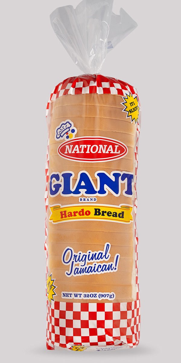 NATIONAL GIANT WHITE HARDO BREAD - 907G - NATIONAL