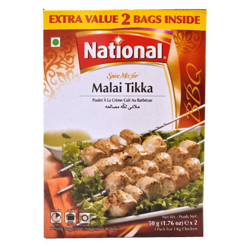 NATIONAL MALAI TIKKA SPICE MIX - 100G - NATIONAL