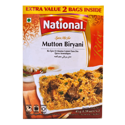 NATIONAL MUTTON BIRYANI MASALA - 90G - NATIONAL