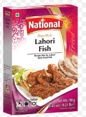 NATIONAL RECIPE MIX FOR LAHORI FISH - 98 GM - NATIONAL