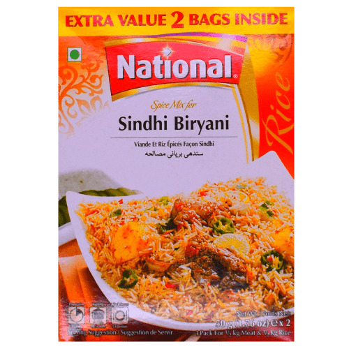 NATIONAL SINDHI BIRYANI SPICE MIX - 50G - NATIONAL