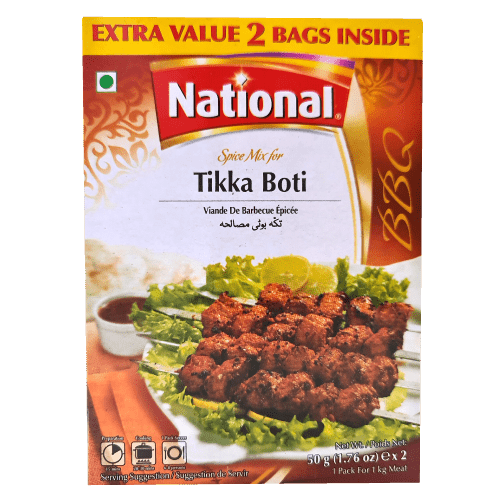 NATIONAL TIKKA BOTI MASALA - 100G - NATIONAL