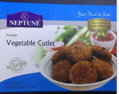 NEPTUNE VEGETABLE CUTLET - 400G - NEPTUNE