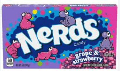 NERDS GRAPE & STRAWBERRY 142G - Branded