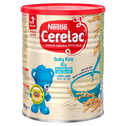 NESTLE CERELAC RICE & MILK - 400G - NESTLE