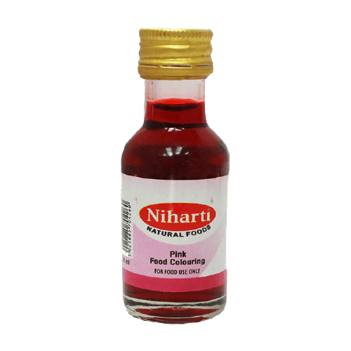 NIHARTI FOOD COLOR LIQUID PINK - 28ML - NIHARTI