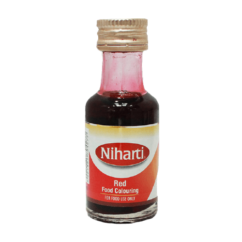 NIHARTI FOOD COLOR LIQUID RED - 28ML - NIHARTI