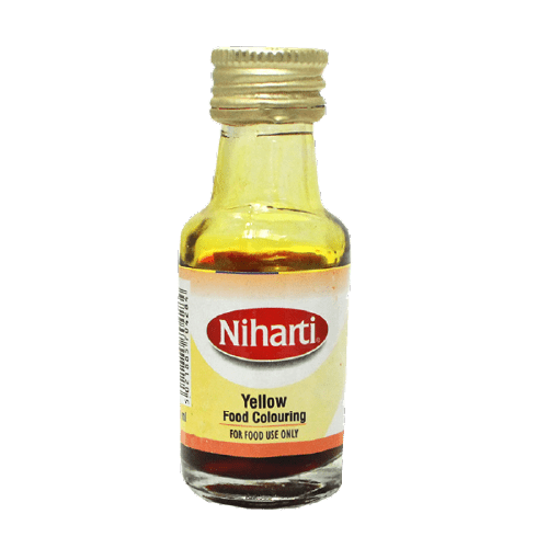 NIHARTI FOOD COLOR LIQUID YELLOW - 28ML - NIHARTI