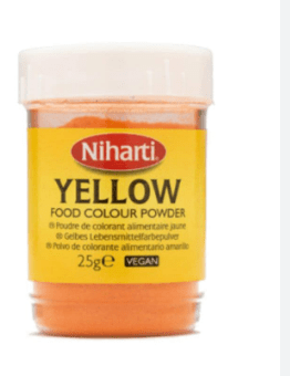 NIHARTI FOOD COLOR POWDER YELLOW - 25G - NIHARTI