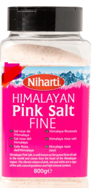 NIHARTI HIMALAYAN PINK SALT FINE - 800G - NIHARTI