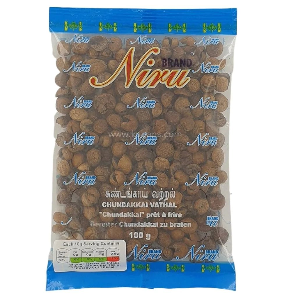 NIRU CHUNDAKKAI VATHAL - 100G - NIRU