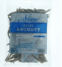 NIRU DRIED ANCHOVY HEAD ON - 100G - NIRU