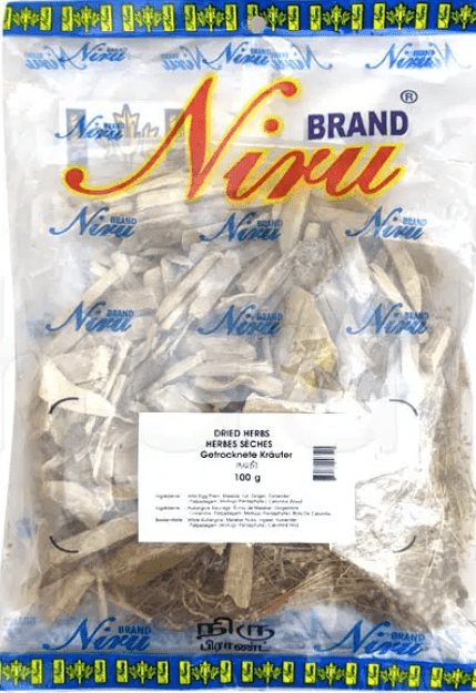 NIRU DRIED HERBS - 100G - NIRU