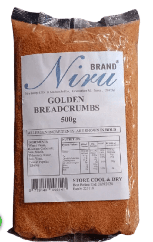 NIRU GOLDEN BREADCRUMBS - 500G - NIRU