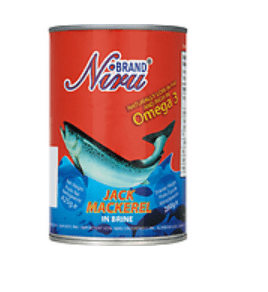 NIRU JACK MACKEREL IN BRINE - 425G - NIRU