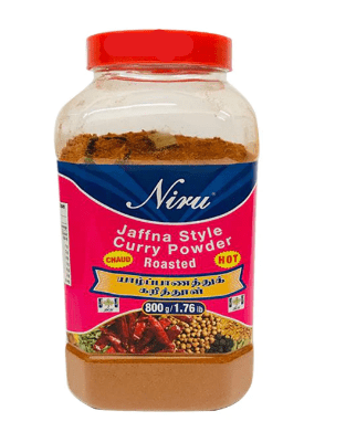 NIRU JAFFNA STYLE CURRY POWDER ROASTED - 800G - NIRU