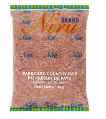 NIRU PARBOILED COUNTRY RICE - 1KG - NIRU