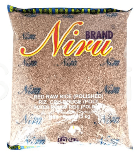 NIRU POLISHED RED RAW RICE - 5KG - NIRU