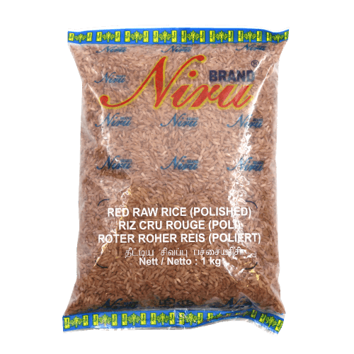 NIRU RED RAW RICE (POLISHED) - 1KG - NIRU