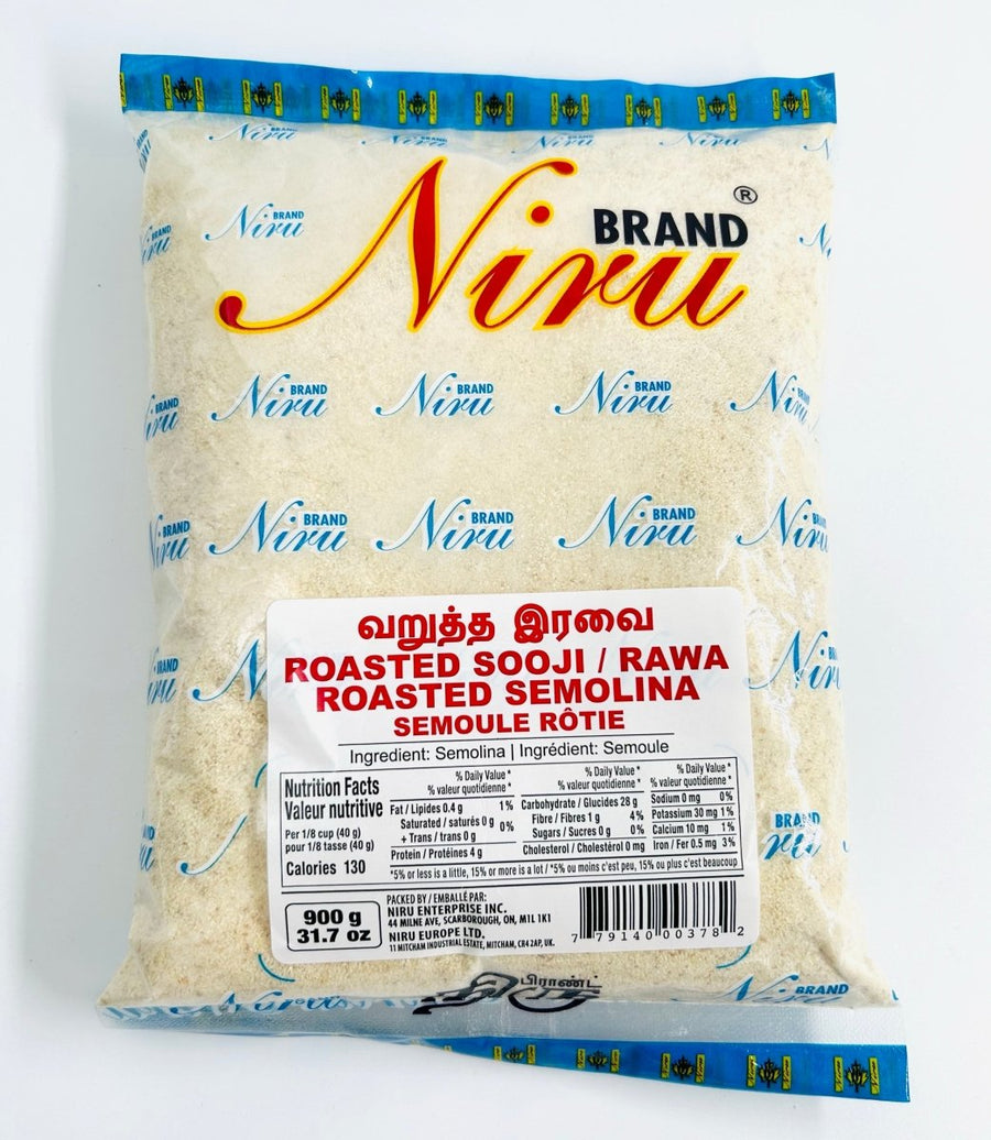 NIRU ROASTED SOOJI 900G - NIRU