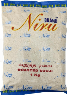 NIRU ROASTED SOOJI (SEMOLINA) - 1KG - NIRU