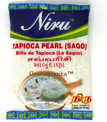 NIRU SAGO (TAPIOCA PEARL) - 450G - NIRU