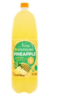 NIRU SPARKLING PINEAPPLE JUICE - 2L - NIRU