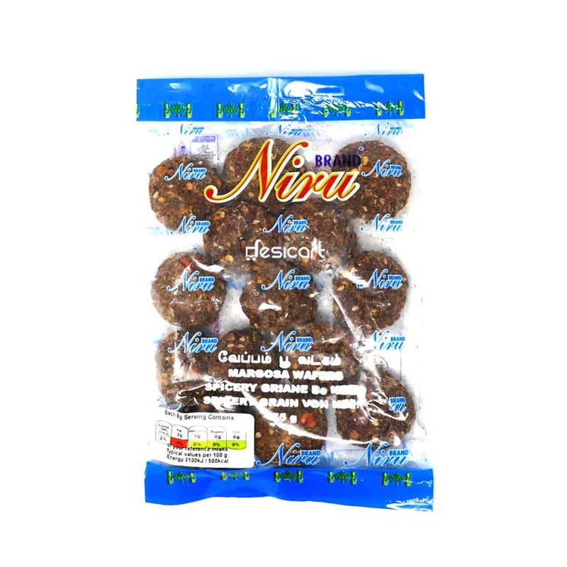 NIRU SPICY MARGOSA WAFER (VEMBU POO VADAGAM) - 75G - NIRU