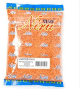 NIRU SPILT RED LENTILS - 1.8KG - NIRU