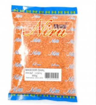 NIRU SPILT RED LENTILS - 900G - NIRU