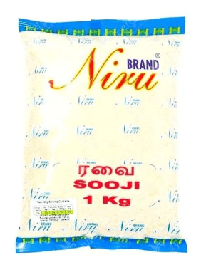 NIRU UNROASTED SOOJI - 1KG - NIRU