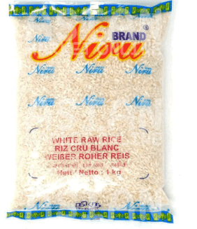 NIRU WHITE RAW RICE - 1KG - NIRU