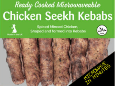 NISA'S CHICKEN SEEKH KEBABS - 10 PIECES - NISA'S