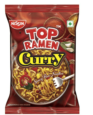 NISSIN TOP RAMEN CURRY NOODLES 70G - Branded