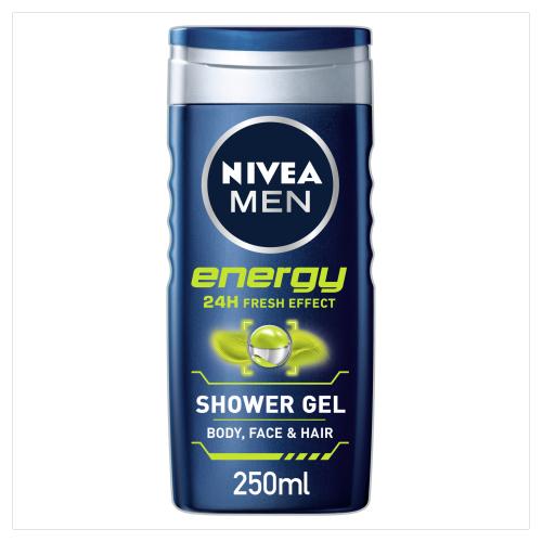 NIVEA MEN ENERGY 3 IN 1 SHOWER GEL - 250ML - ARIEL