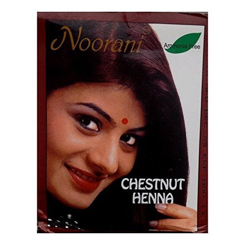 NOORANI CHESTNUT HENNA FOR HAIR 6 X 10 GMS - NOORANI