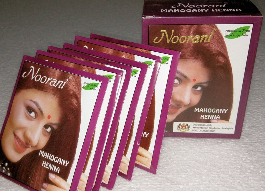 NOORANI MAHOGANY HAIR COLOUR - 100G - NOORANI