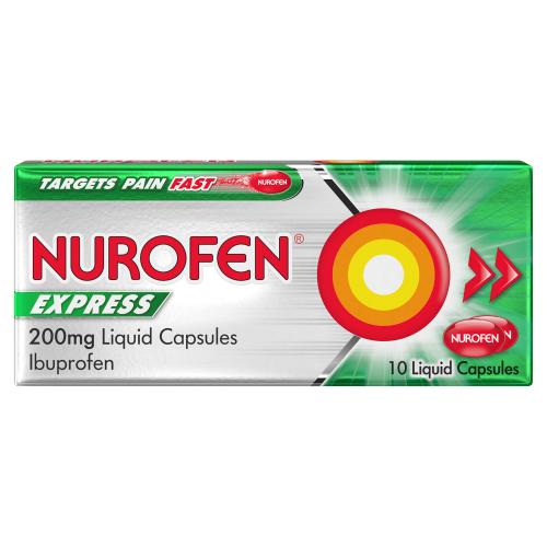 NUROFEN GSL EXPRESS LIQUID CAPS - 10PK - NUROFEN