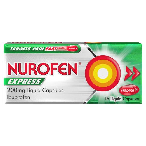 NUROFEN GSL EXPRESS LIQUID CAPSULES - 16S - NUROFEN