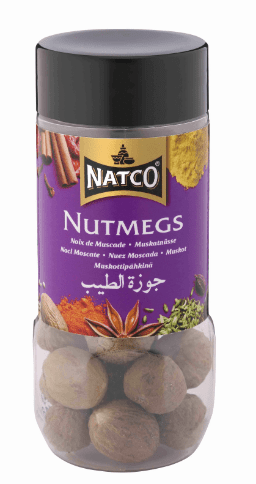 NUTMEG WHOLE JARS - 100G - NATCO