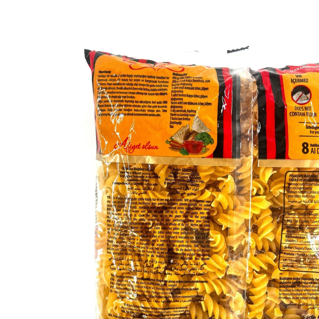 OBA MAKRANA PASTA FUSILLI - 400GM - OBA