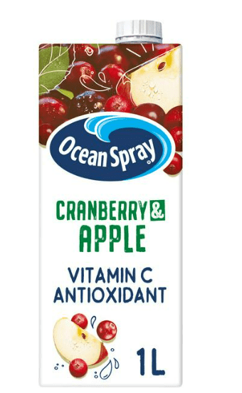 OCEAN SPRAY CRANBERRY & APPLE - 1L - OCEAN SPRAY