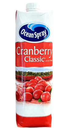 OCEAN SPRAY CRANBERRY CLASSIC - 1LTR - OCEAN SPRAY