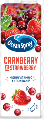 OCEAN SPRAY CRANBERRY & STRAWBERRY - 1L - OCEAN SPRAY