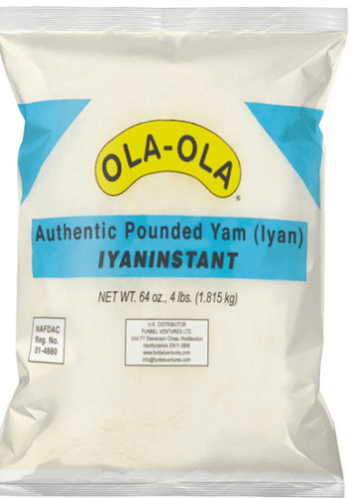 OLA OLA AUTHENTIC POUNDED YAM - 1.8KG - OLA OLA