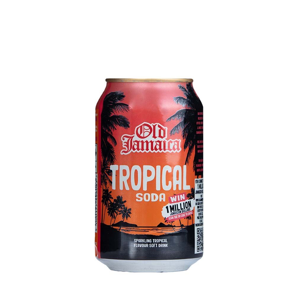 OLD JAMAICA TROPICAL SODA - 330ML - OLD JAMAICA